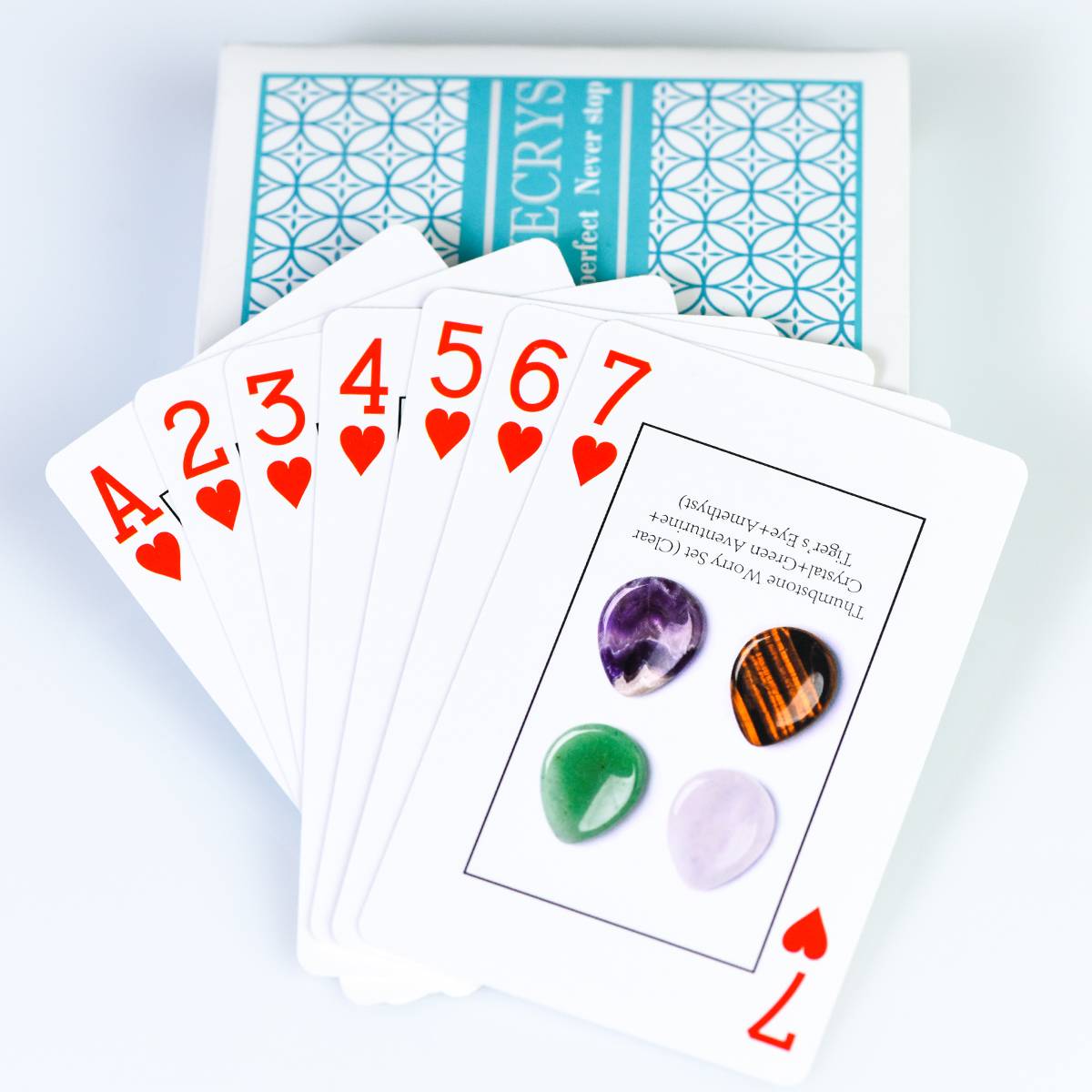 Custom PVC Plastic Playing Cards - Waterproof, Washable & Crystal Pattern Printed