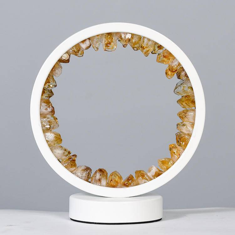 Natural Crystal Night Light - Color Changing Transparent Stone Heart Lamp & Atmosphere Gift