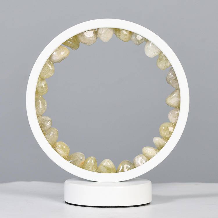 Natural Crystal Night Light - Color Changing Transparent Stone Heart Lamp & Atmosphere Gift