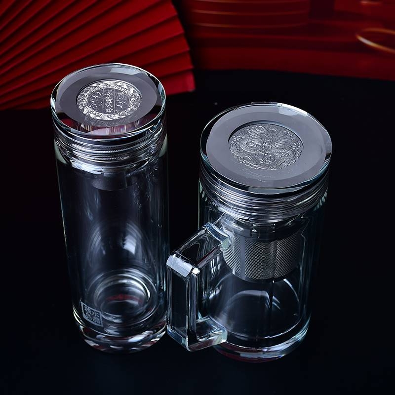 Luxury Crystal Goblet with Silver Lid | Premium Silver-Plated Wine Cup
