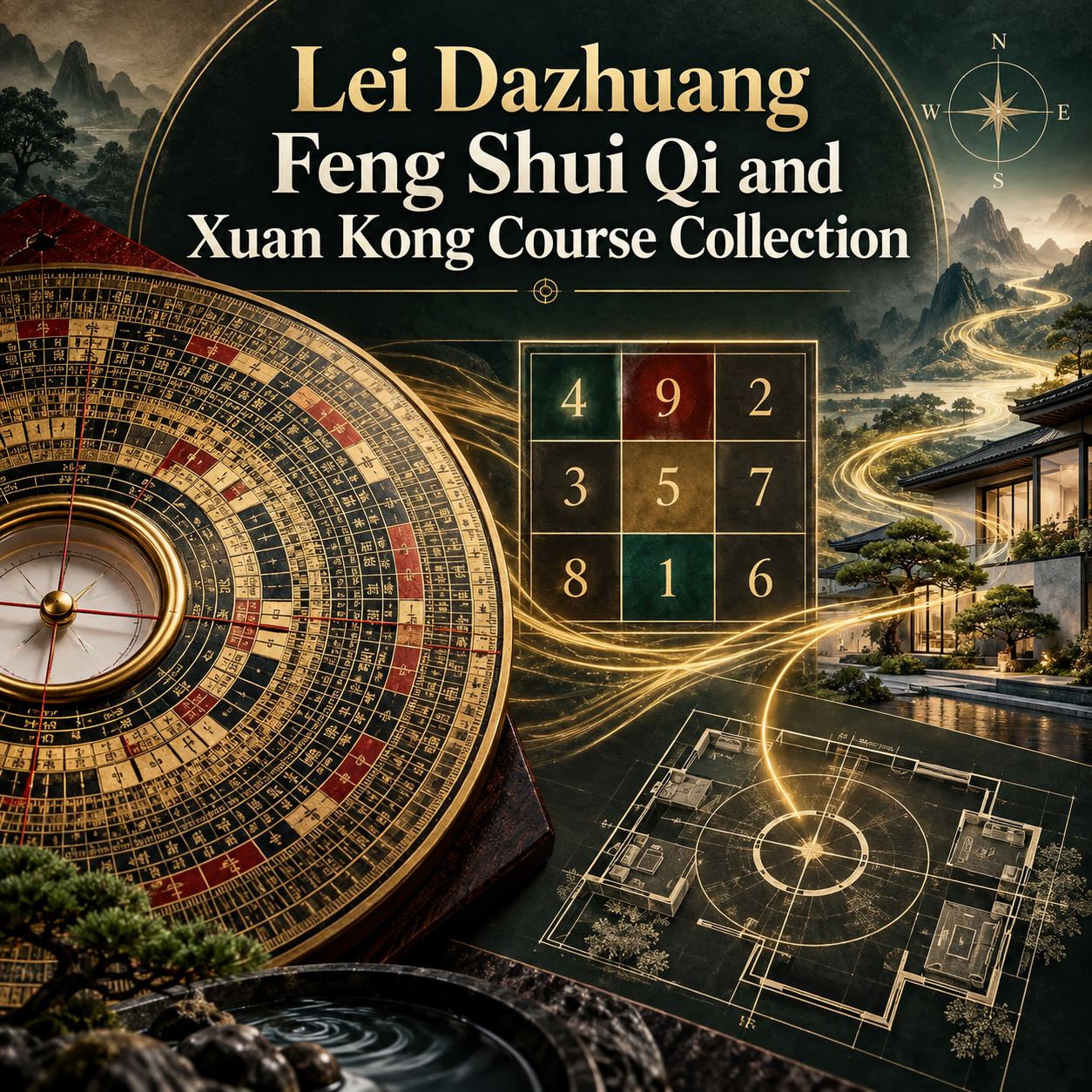 Lei Dazhuang Feng Shui Qi and Xuan Kong Course Collection cover